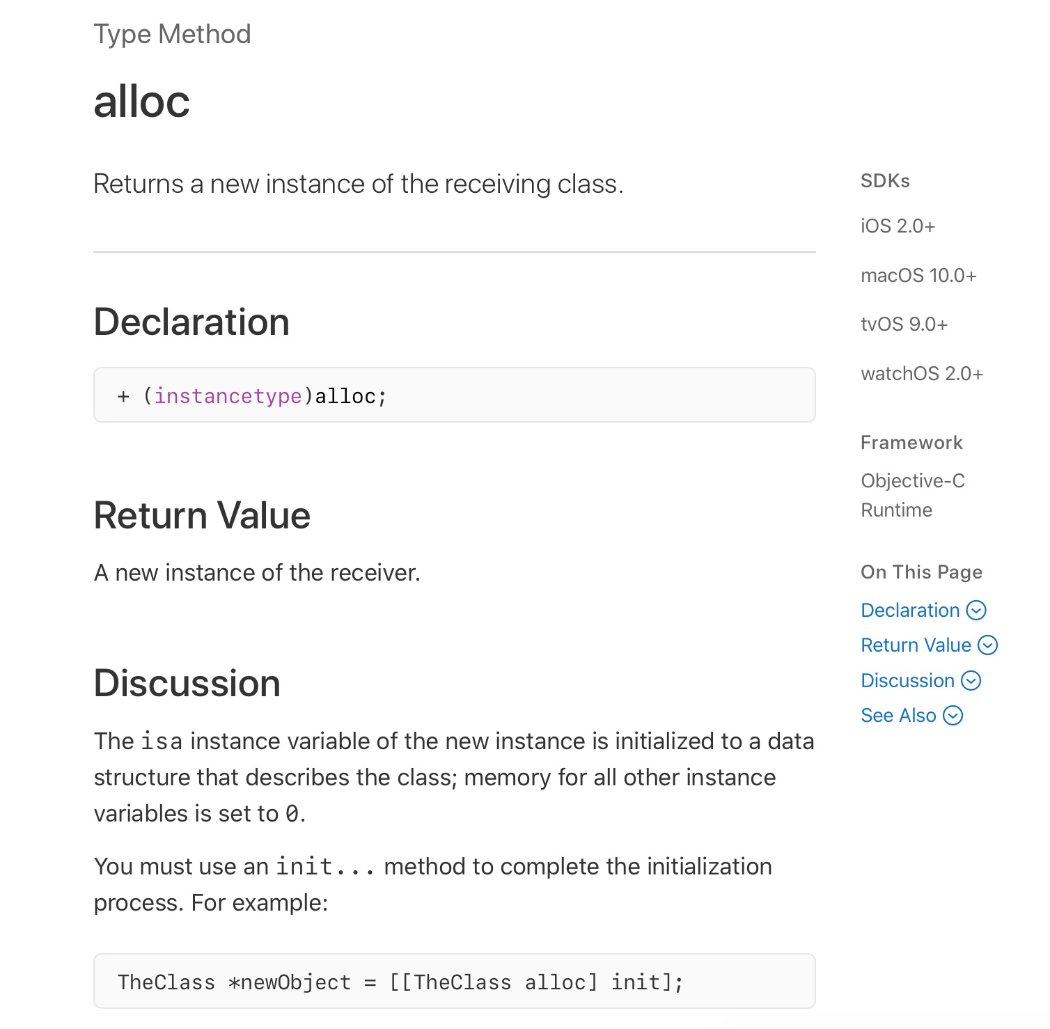 Devdocs Alloc